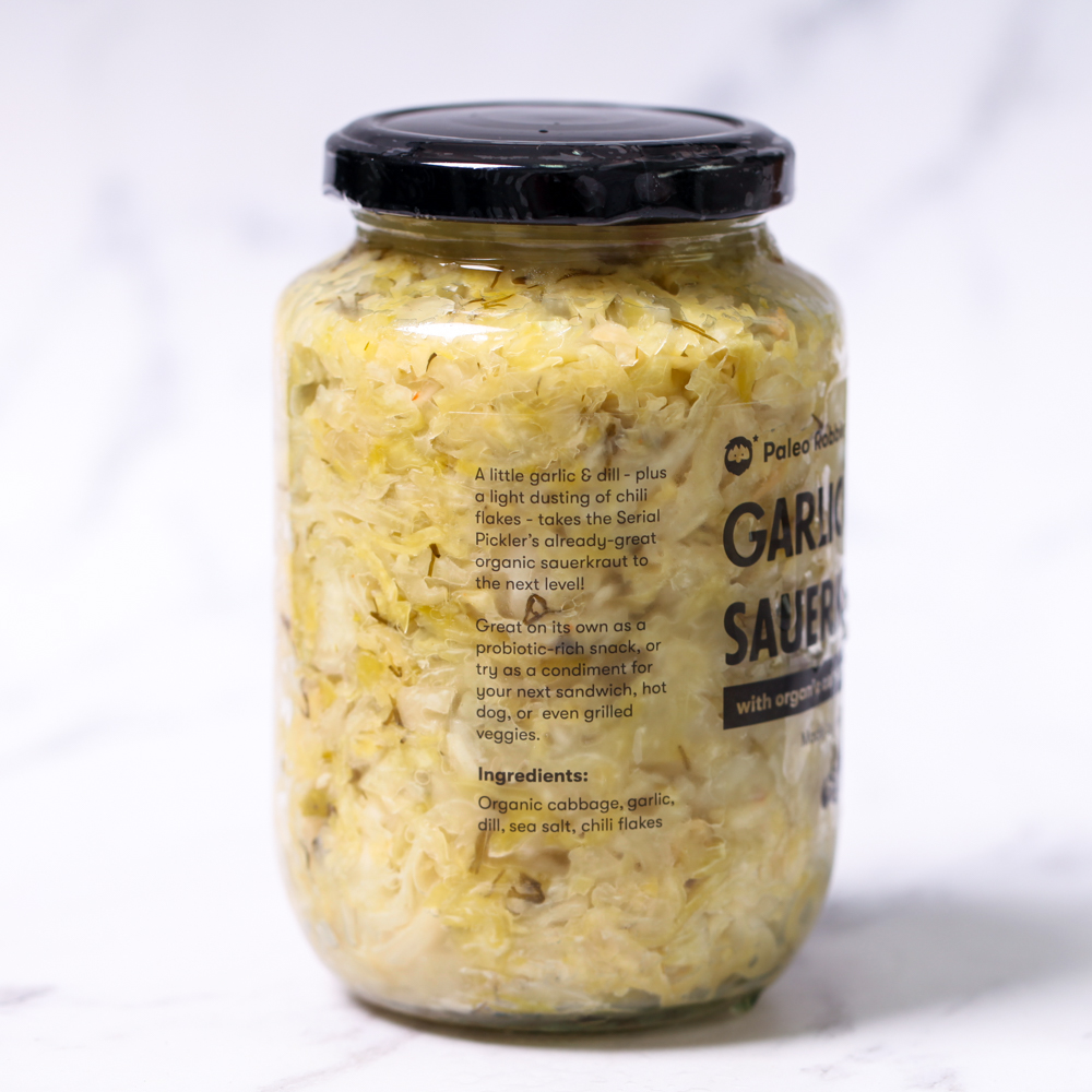 Organic Garlic Dill Sauerkraut